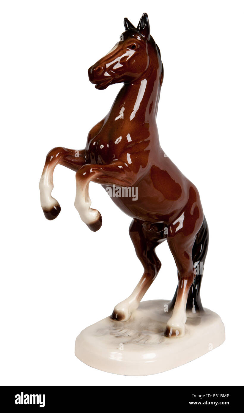 horse statuette Stock Photo