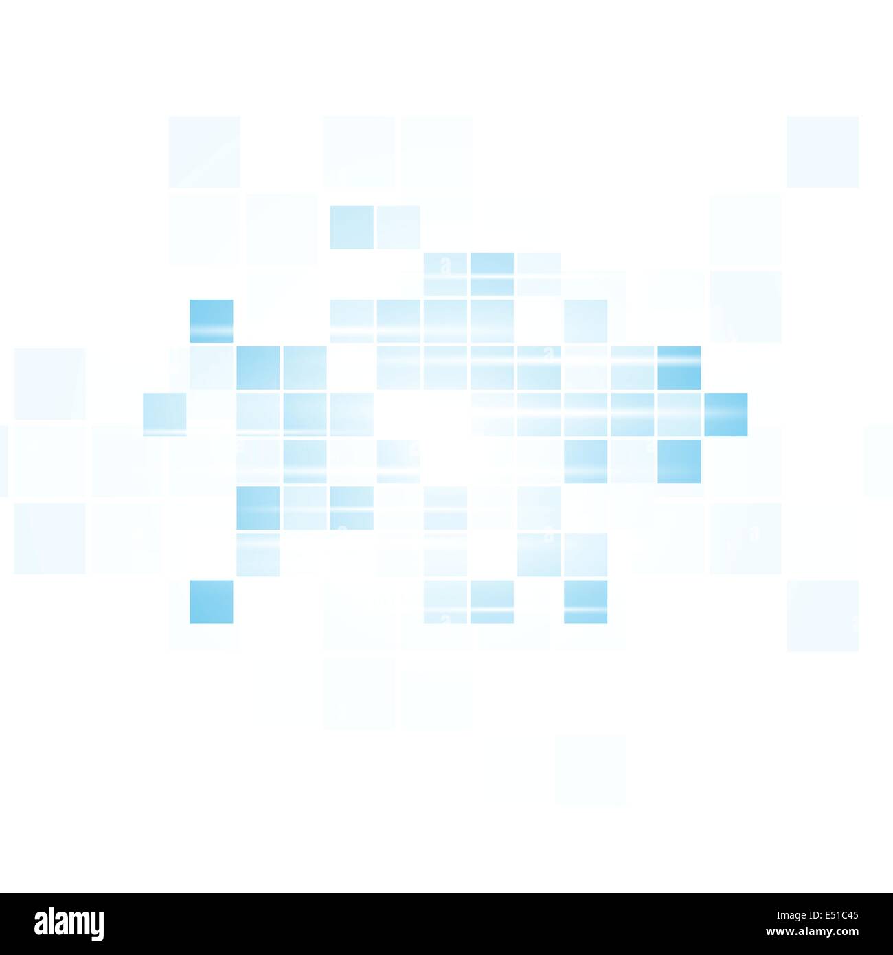 Abstract white and blue squares backdrop Stock Photo Alamy