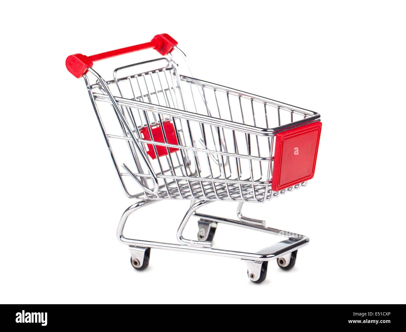 Empty shopping cart Stock Photo Alamy