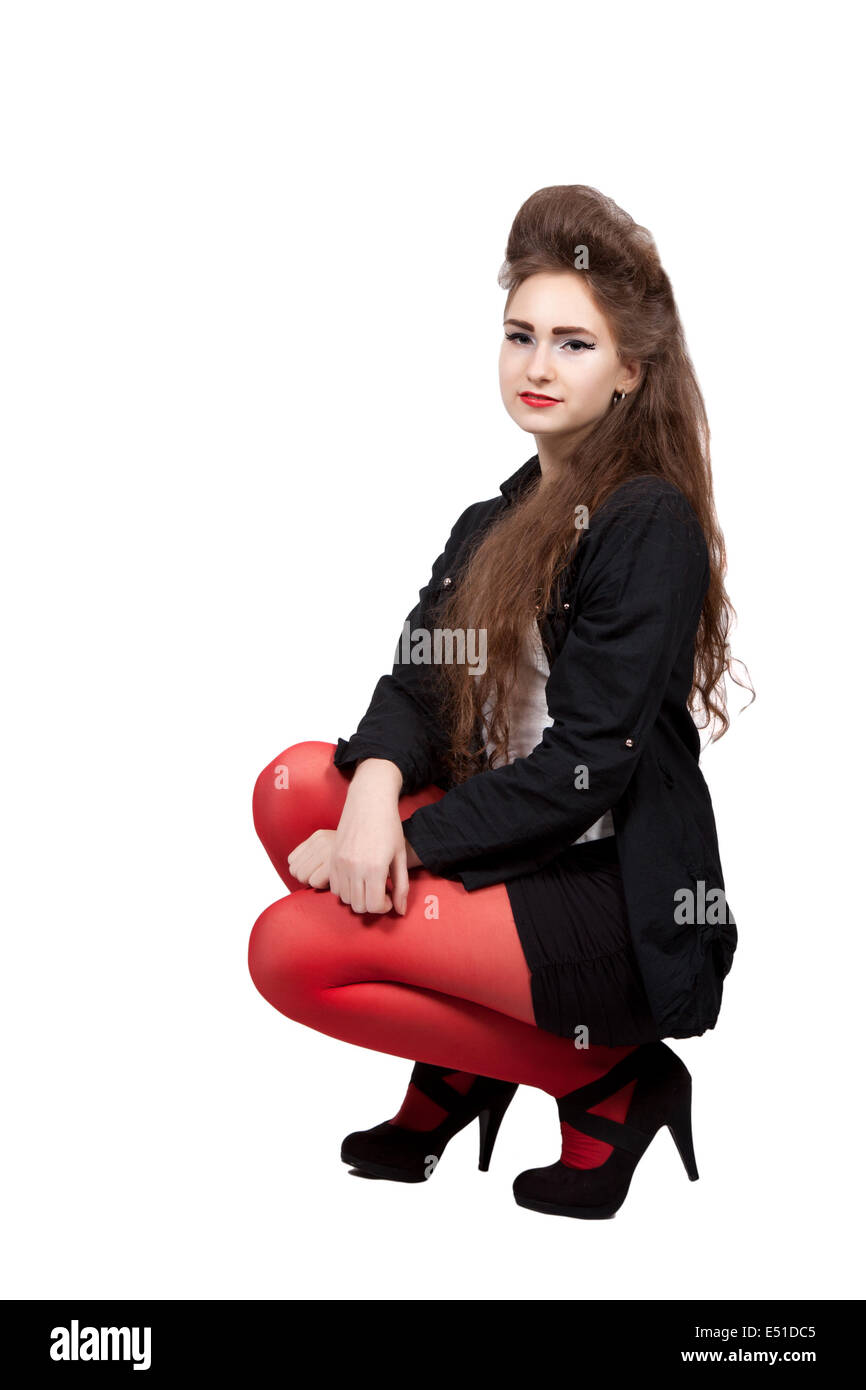 Teenage girl model Cut Out Stock Images & Pictures - Alamy