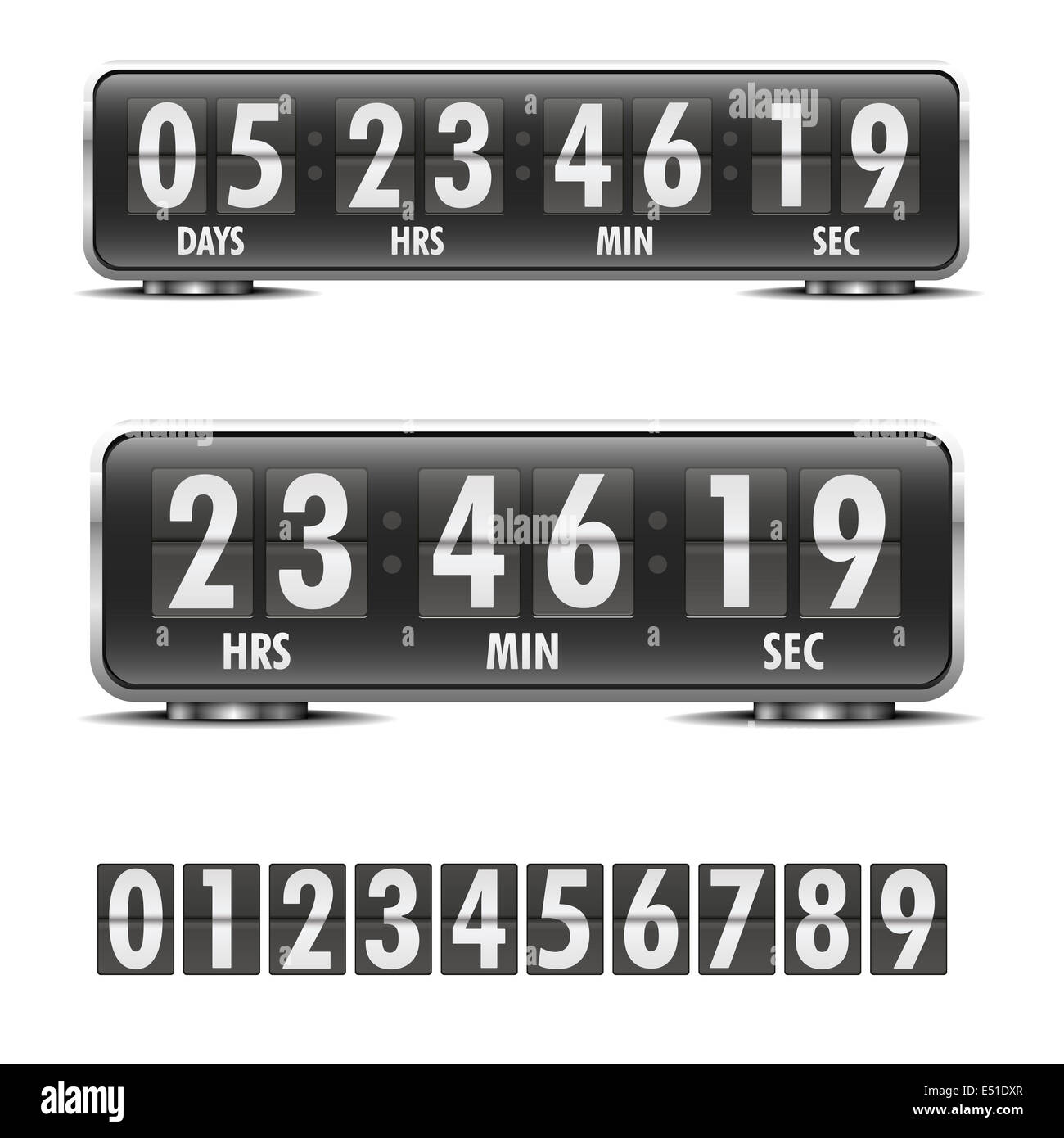 countdown timer Stock Photo