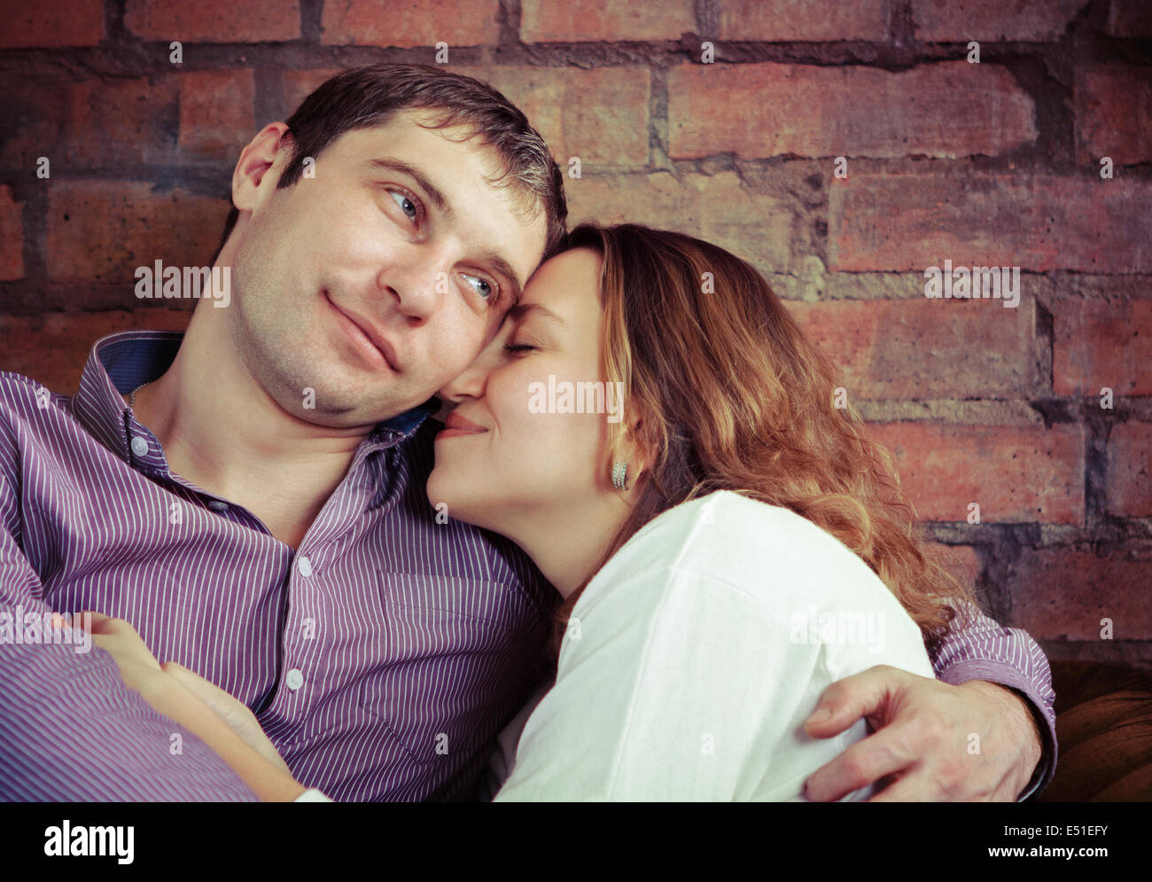 Happy couple in love Stock Photo - Alamy