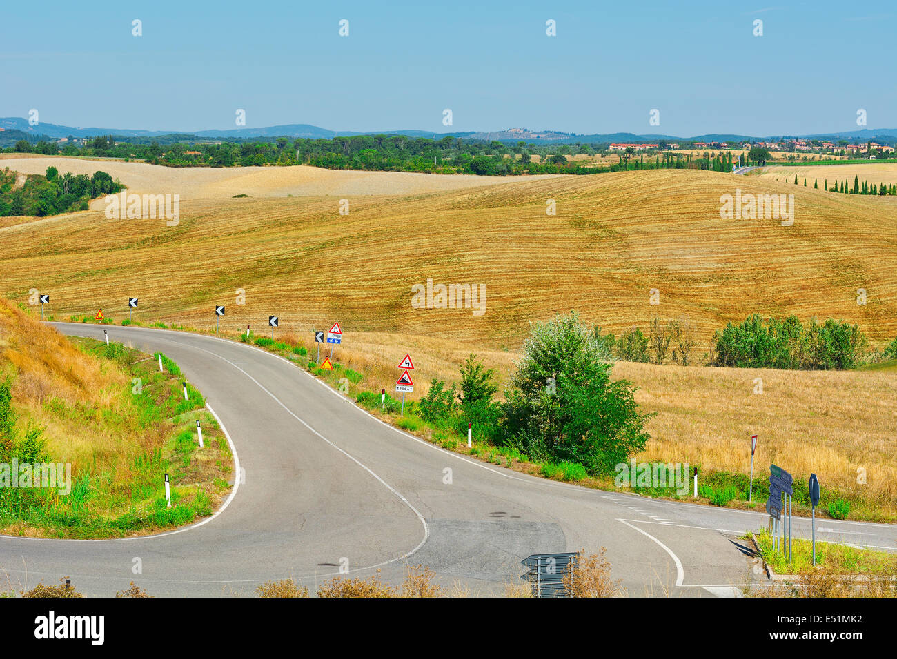 Crossroad Stock Photo