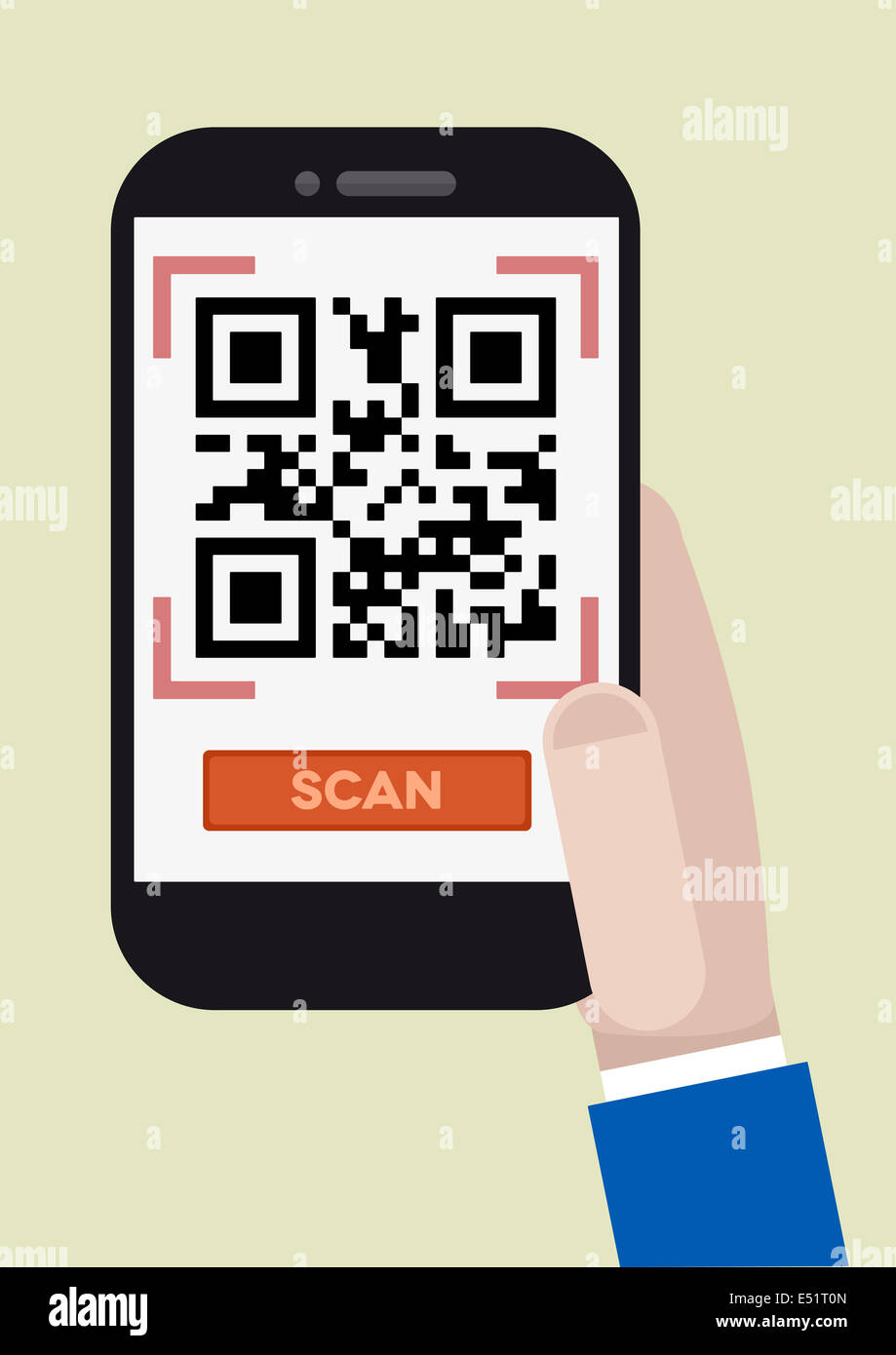 qr code scan Stock Photo - Alamy