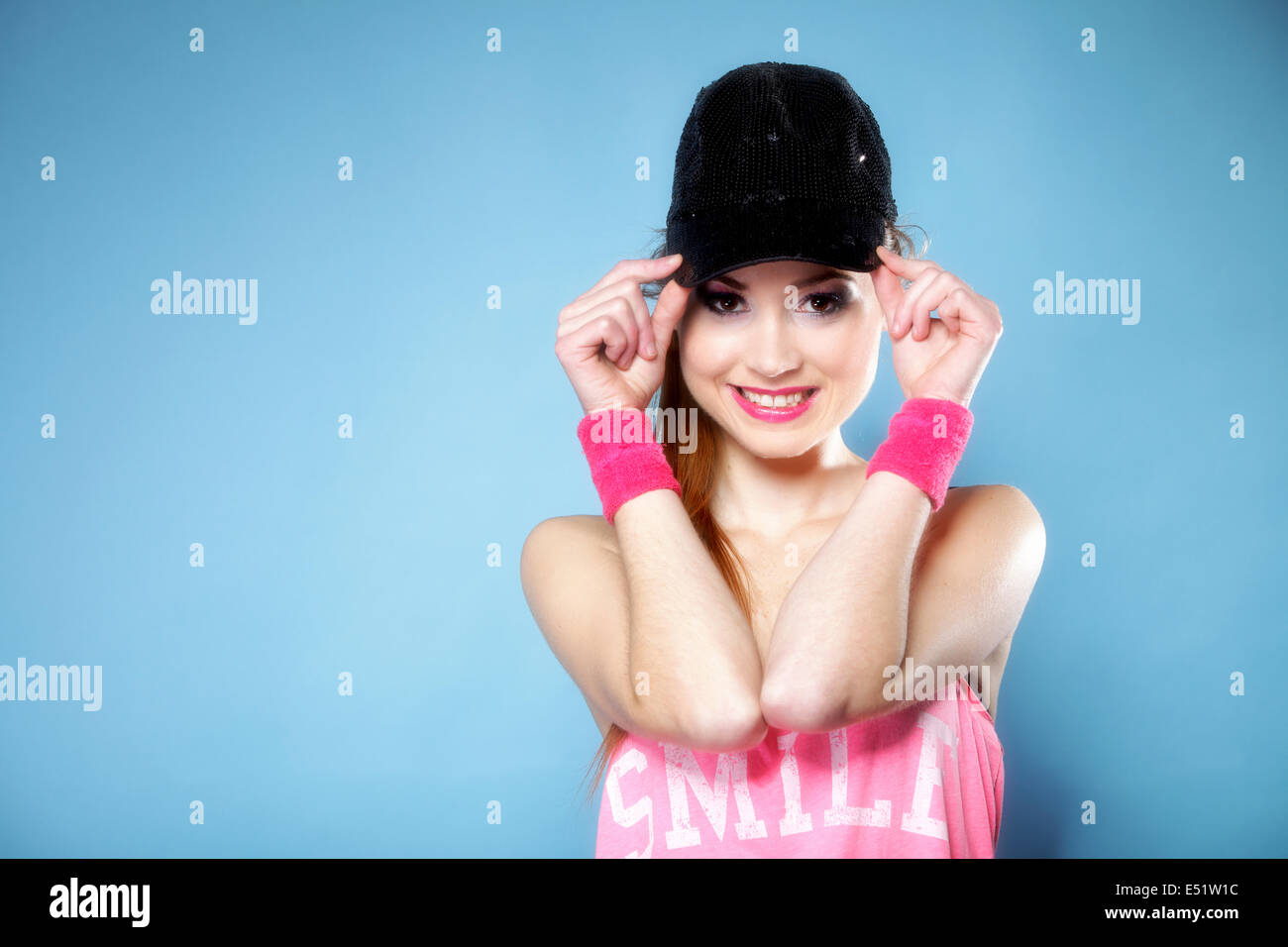 Black baseball cap hi-res stock photography and images - Alamy