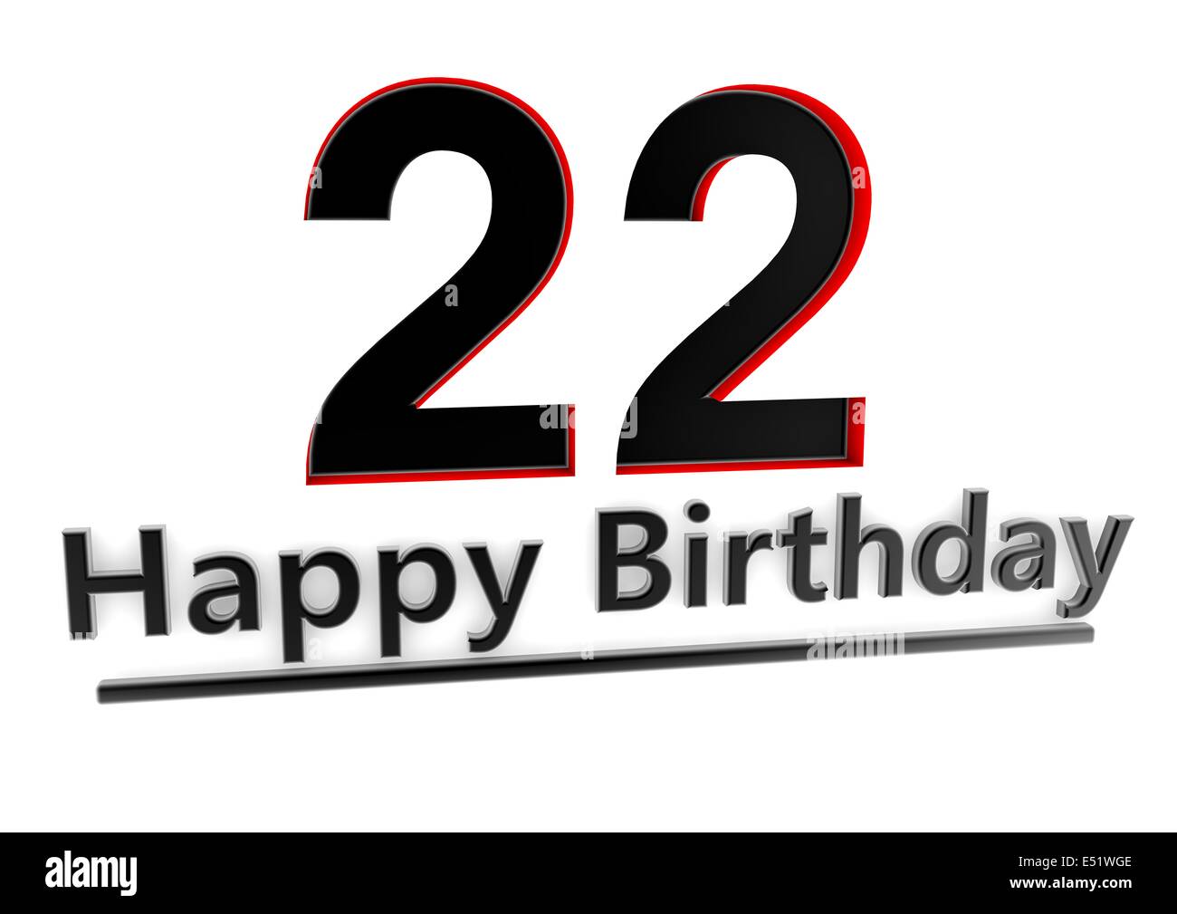 a big Happy Birthday Stock Photo - Alamy