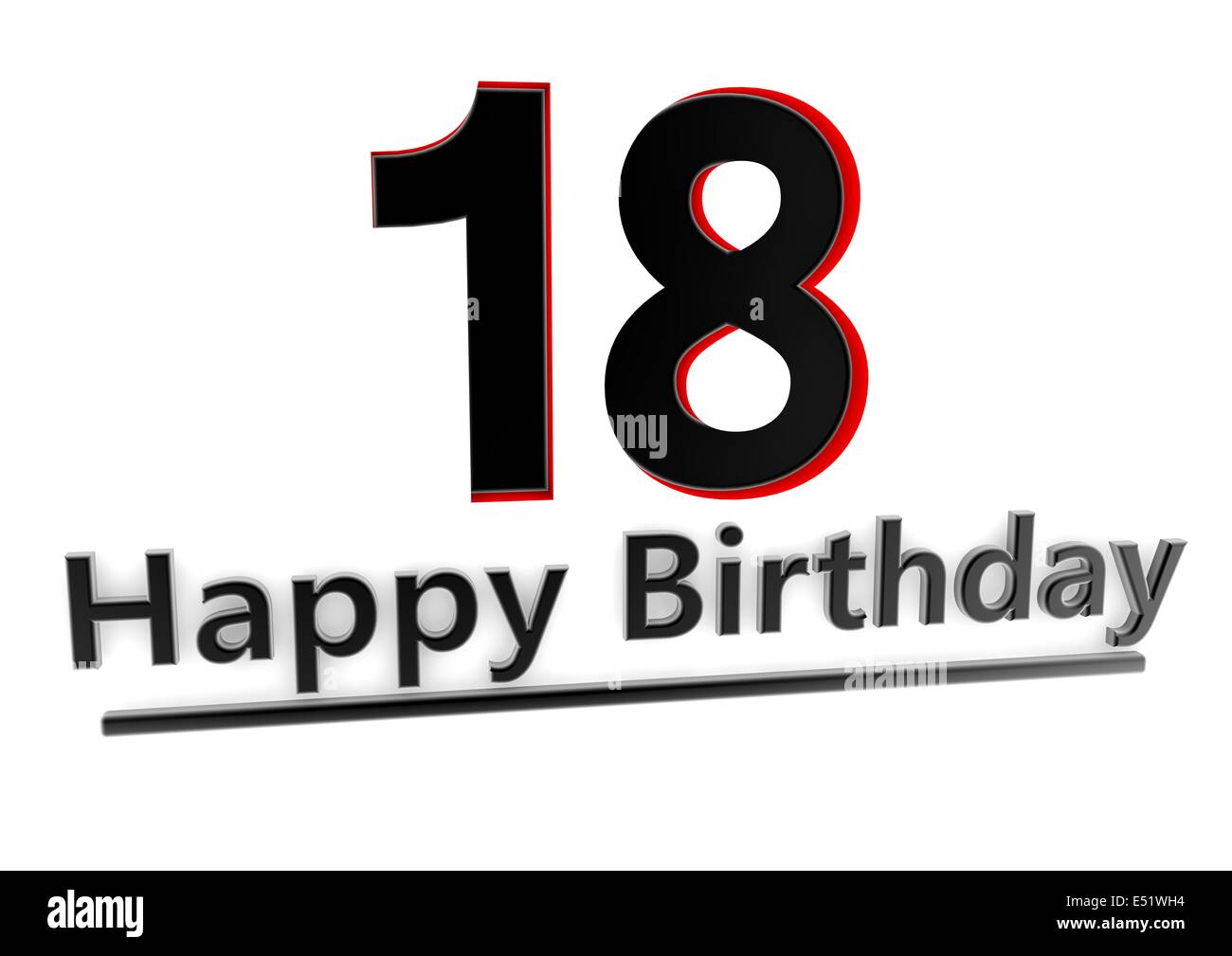 a big Happy Birthday Stock Photo - Alamy