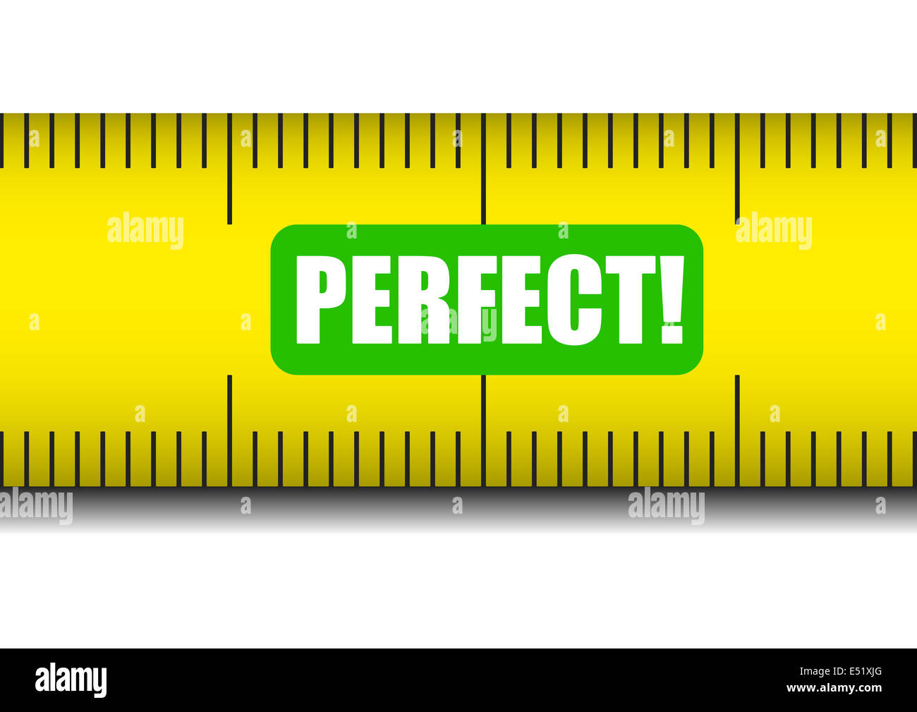 measure tape perfect Stock Photo