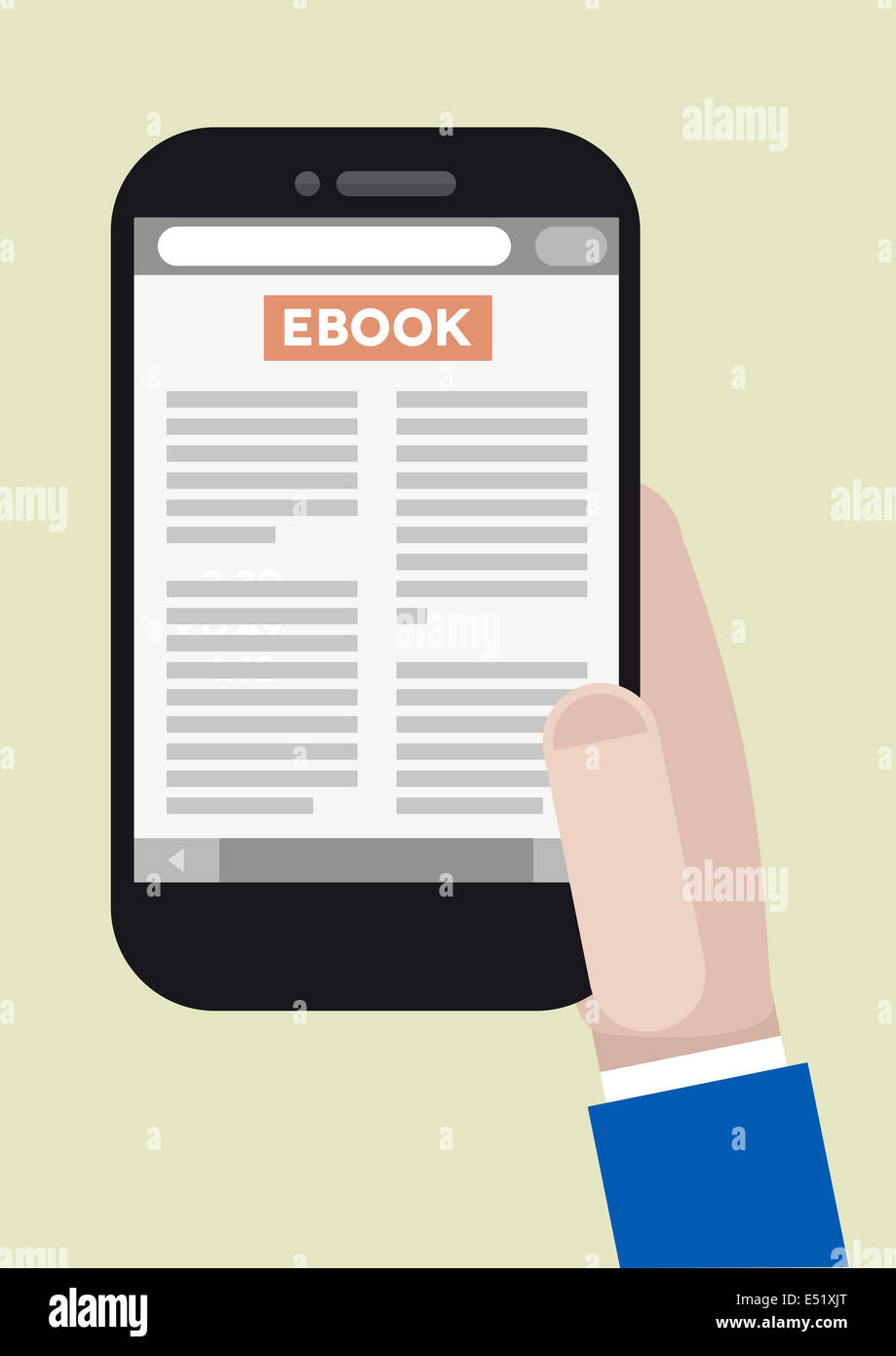 Ebook mobile hires stock photography and images Alamy