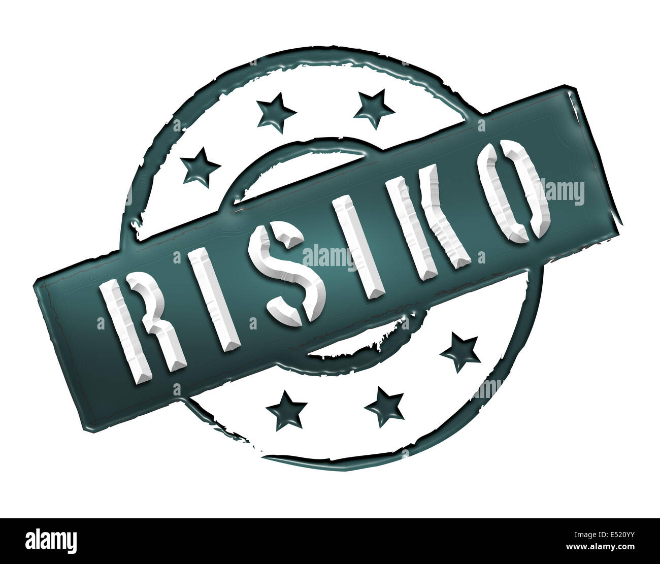 Stamp - RISIKO Stock Photo