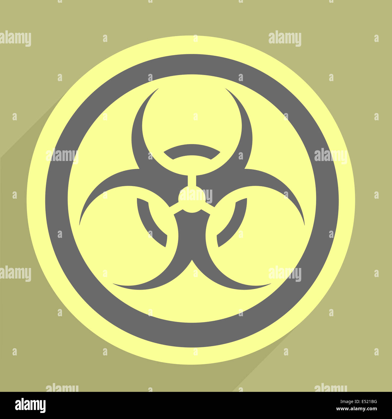Biohazard Icon Stock Photo