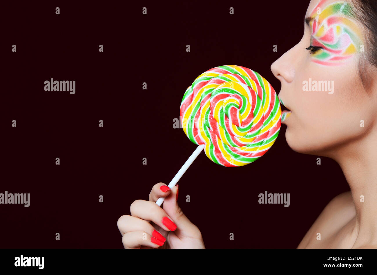 Girl Tongue Candy Stock Photos & Girl Tongue Candy Stock Images - Alamy