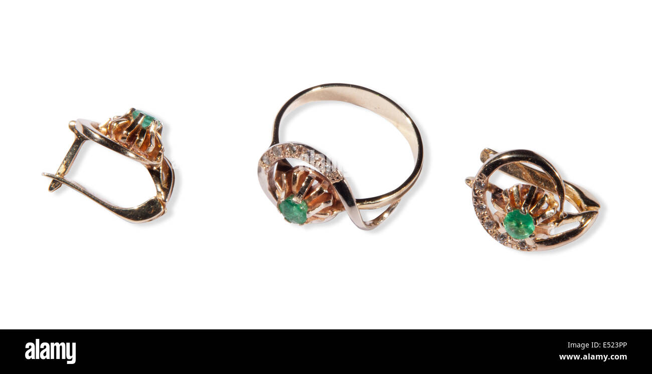 Gold rings Cut Out Stock Images & Pictures - Alamy