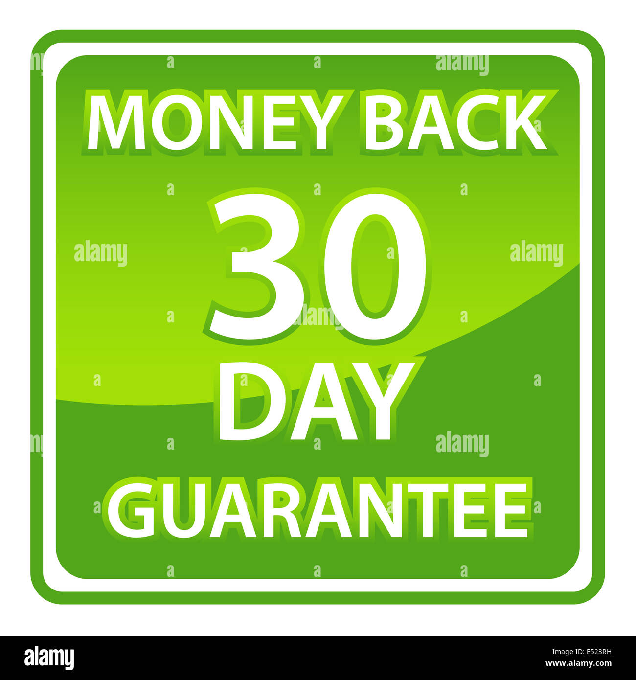 30 days money back guarantee Stock Photo - Alamy