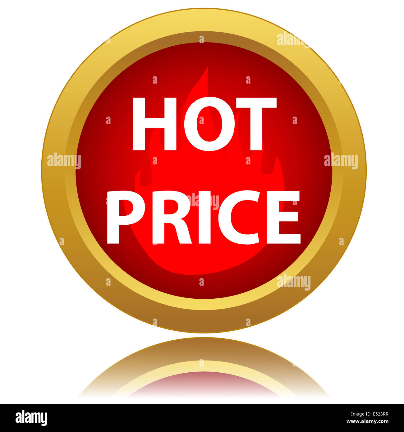 Hot price icon Stock Photo - Alamy