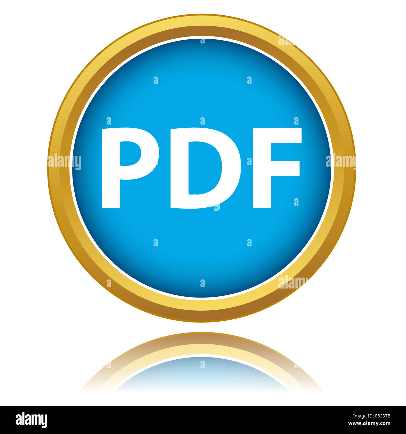 Pdf download icon Stock Photo