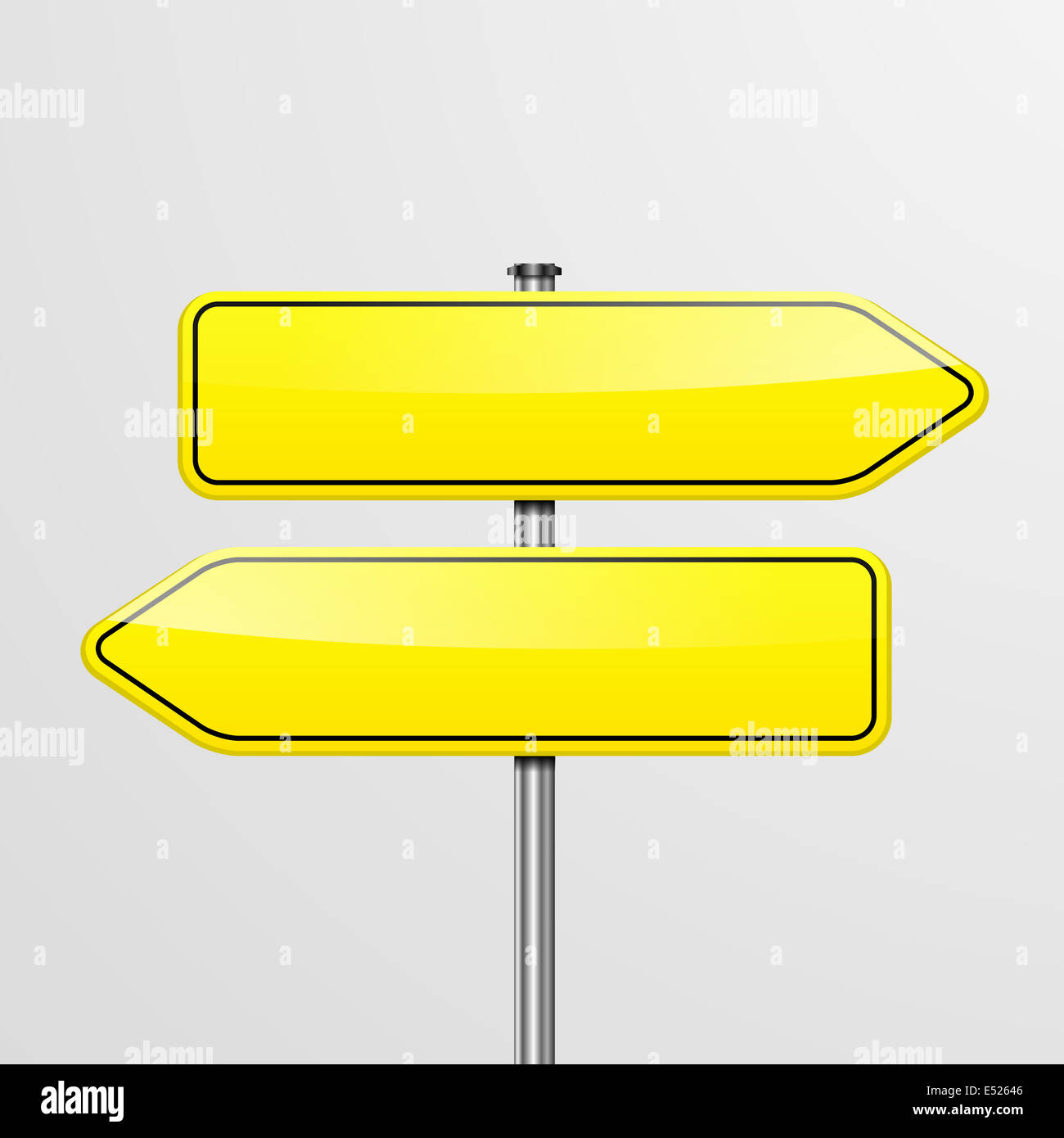 roadsigns directions Stock Photo