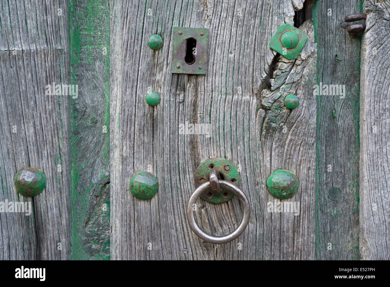 Old lock and wooden door Stock Photo - Alamy