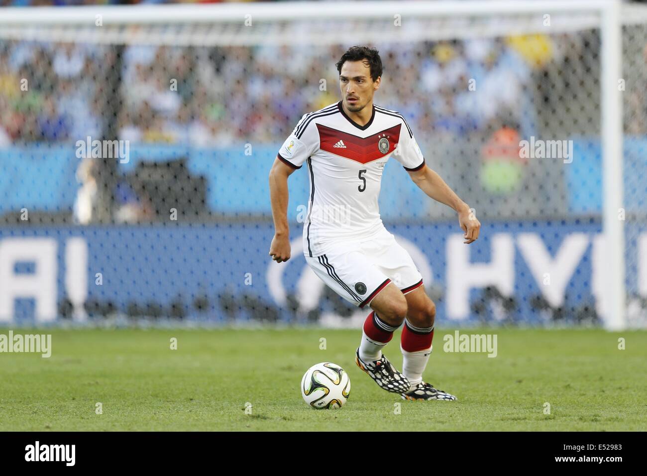 Mats Hummels (GER), JULY 13, 2014 - Football / Soccer : FIFA World Cup Brazil 2014 Final match  between Germany and Argentina at the Maracana stadium in Rio de Janeiro,  Brazil. (Photo by AFLO) Stock Photo