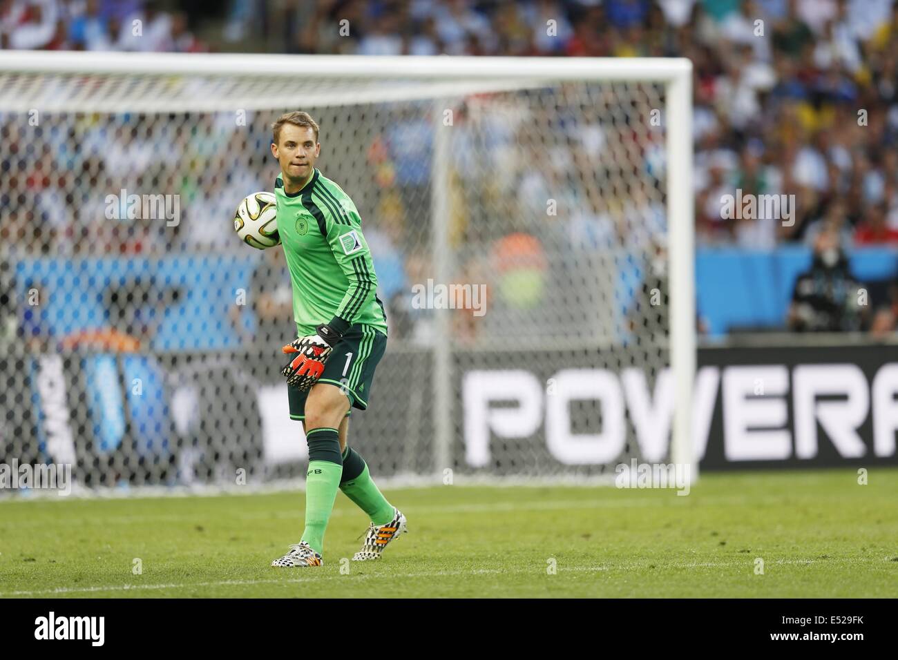 Manuel Neuer (GER), JULY 13, 2014 - Football / Soccer : FIFA World Cup Brazil 2014 Final match  between Germany and Argentina at the Maracana stadium in Rio de Janeiro,  Brazil. (Photo by AFLO) Stock Photo