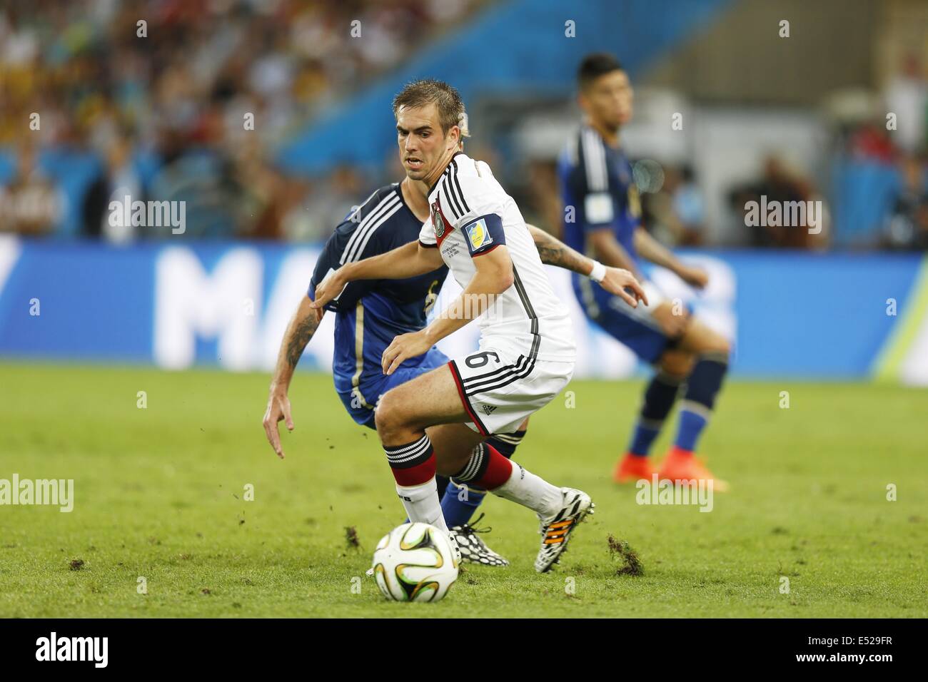 Philipp Lahm (GER), JULY 13, 2014 - Football / Soccer : FIFA World Cup Brazil 2014 Final match  between Germany and Argentina at the Maracana stadium in Rio de Janeiro,  Brazil. (Photo by AFLO) Stock Photo