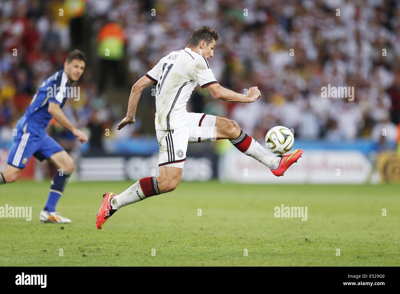 Miroslav Klose (GER), JULY 13, 2014 - Football / Soccer : FIFA World Cup Brazil 2014 Final match  between Germany and Argentina at the Maracana stadium in Rio de Janeiro,  Brazil. (Photo by AFLO) Stock Photo