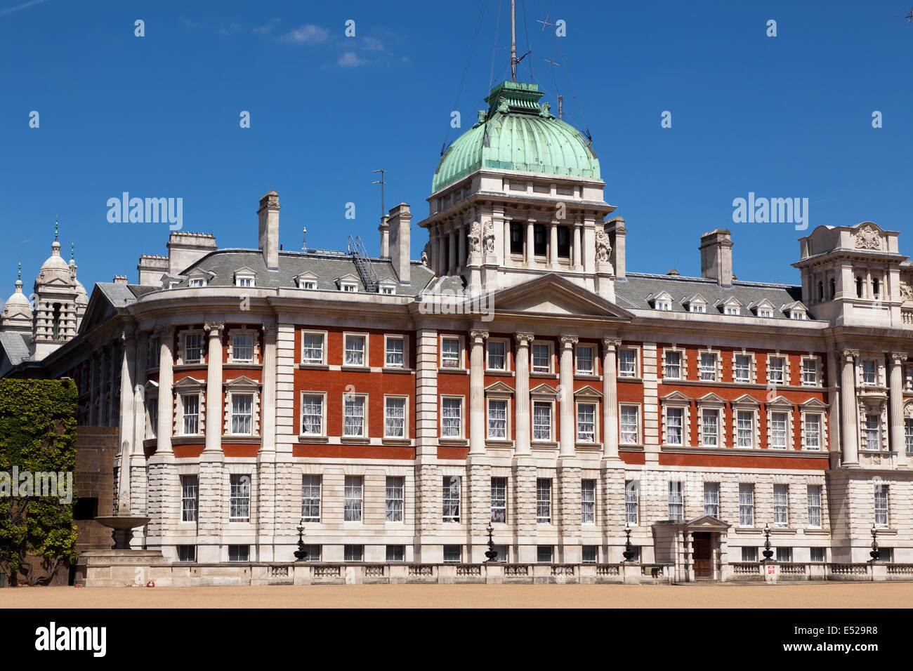 Part of the Admiralty Extension building taken  from Horse Guards Parade Stock Photo