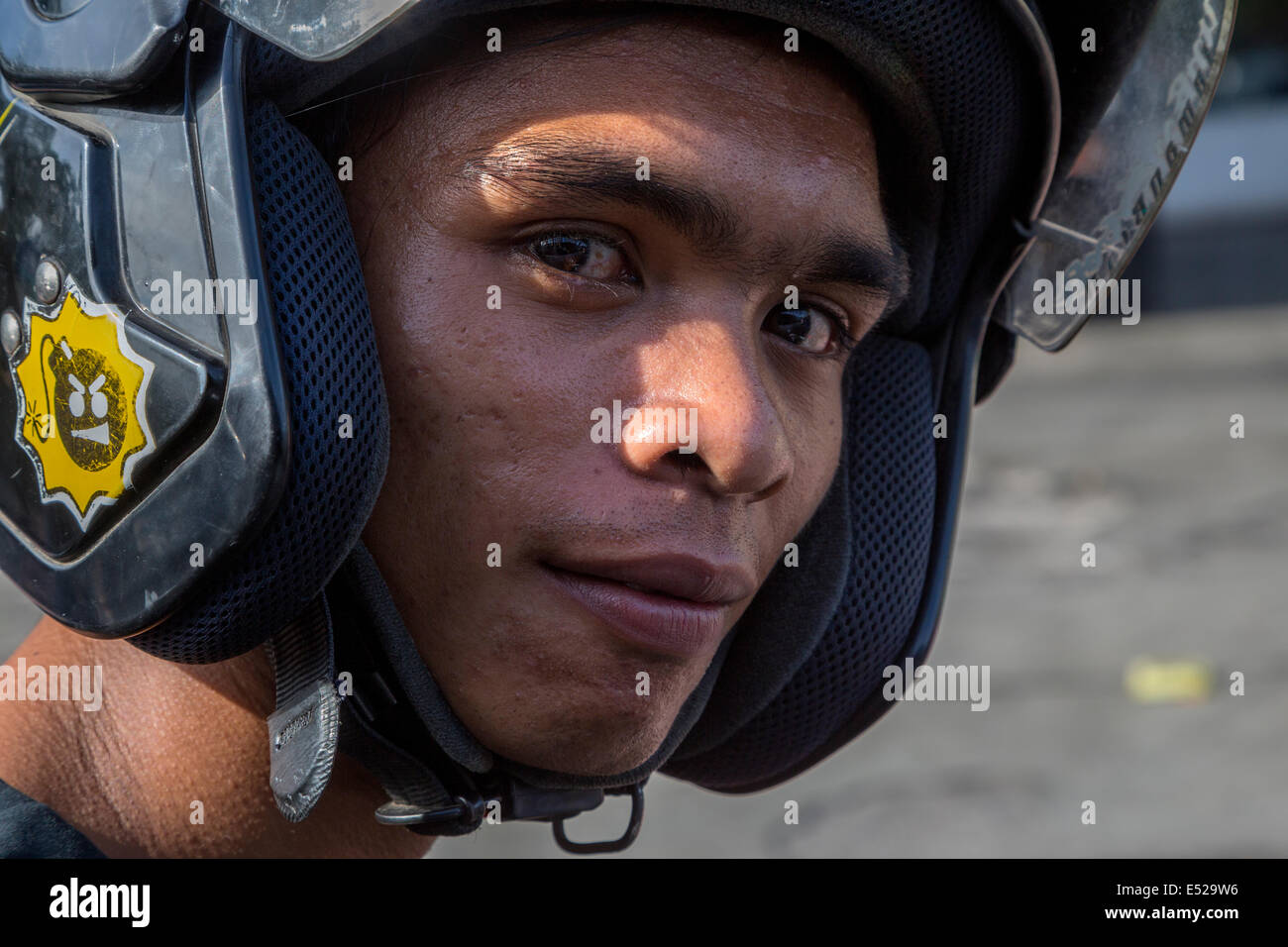 Helmet motorbike man hires stock photography and images Alamy