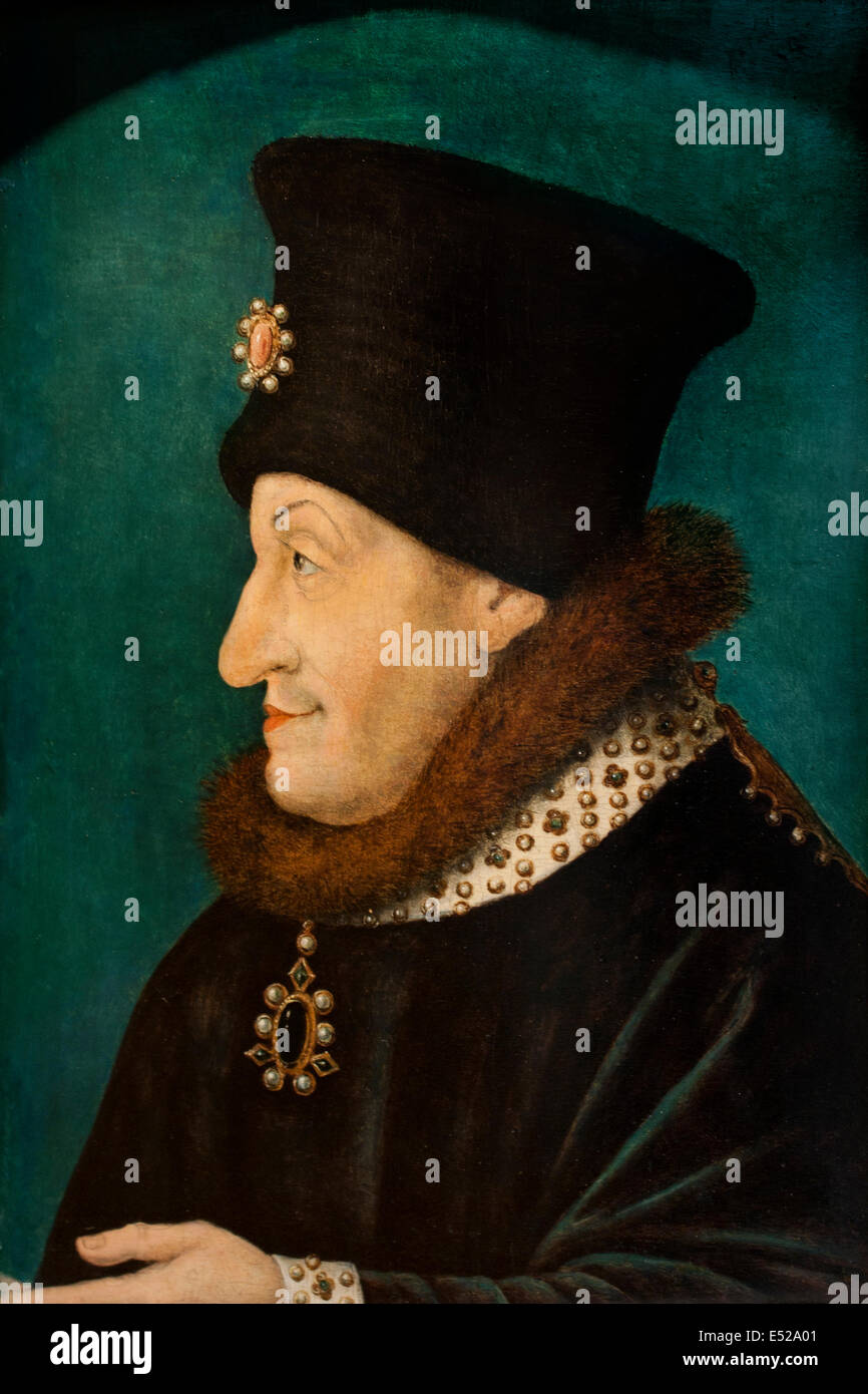 Philip the Bold -  Philip II Duke of Burgundy (1342–1404) France French Stock Photo