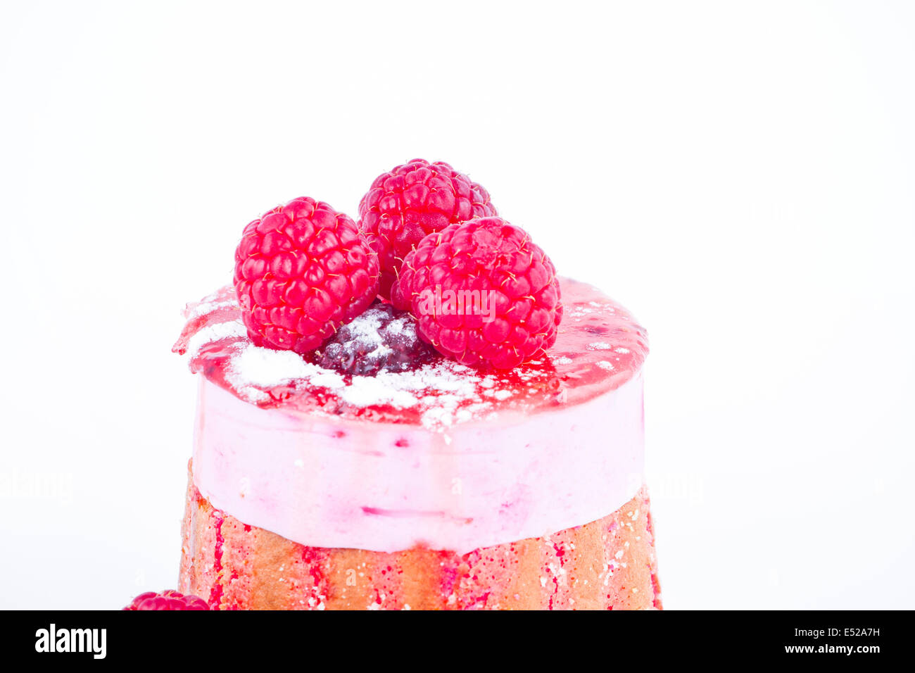 Strawberry and blackberry cake Stock Photo Alamy