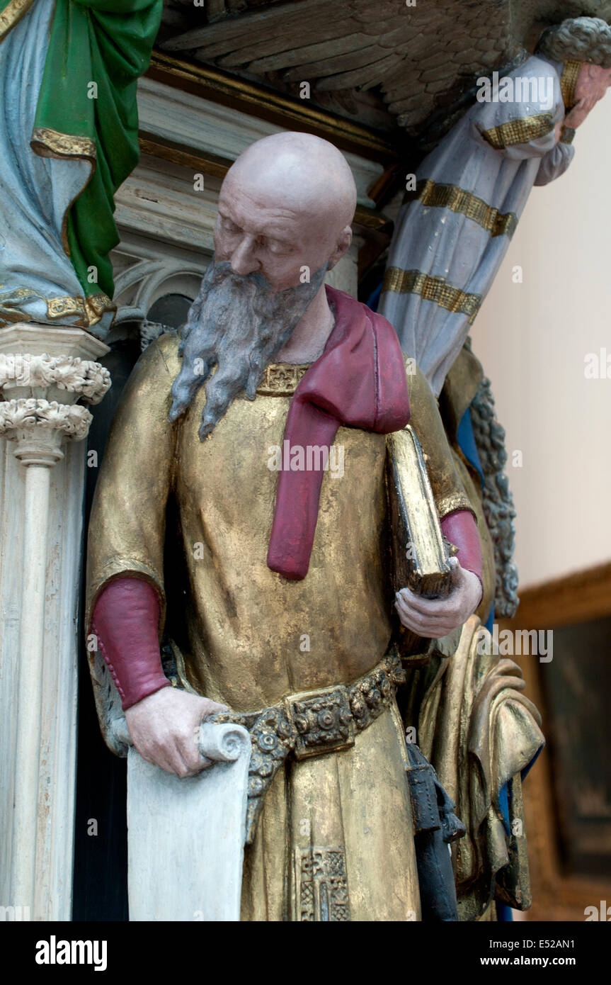 Well of Moses 1395–1403 burial site Philip the Bold -  Philip II Duke of Burgundy Dijon France ( Claus Sluter 1340-1405 Dutch ) Stock Photo