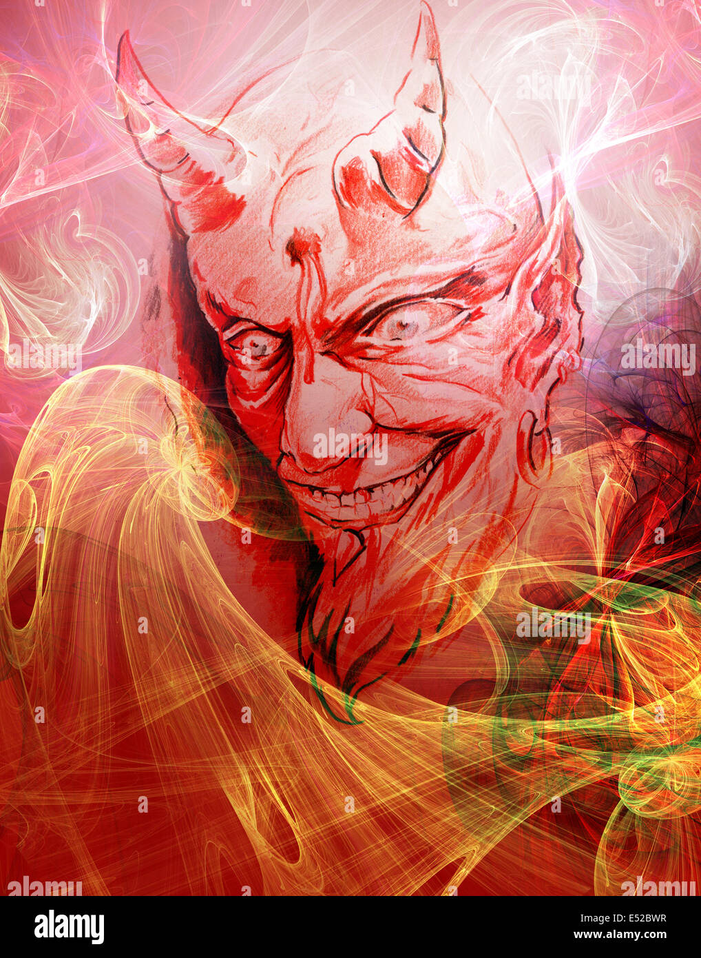 Paint of Devil Stock Photo Alamy