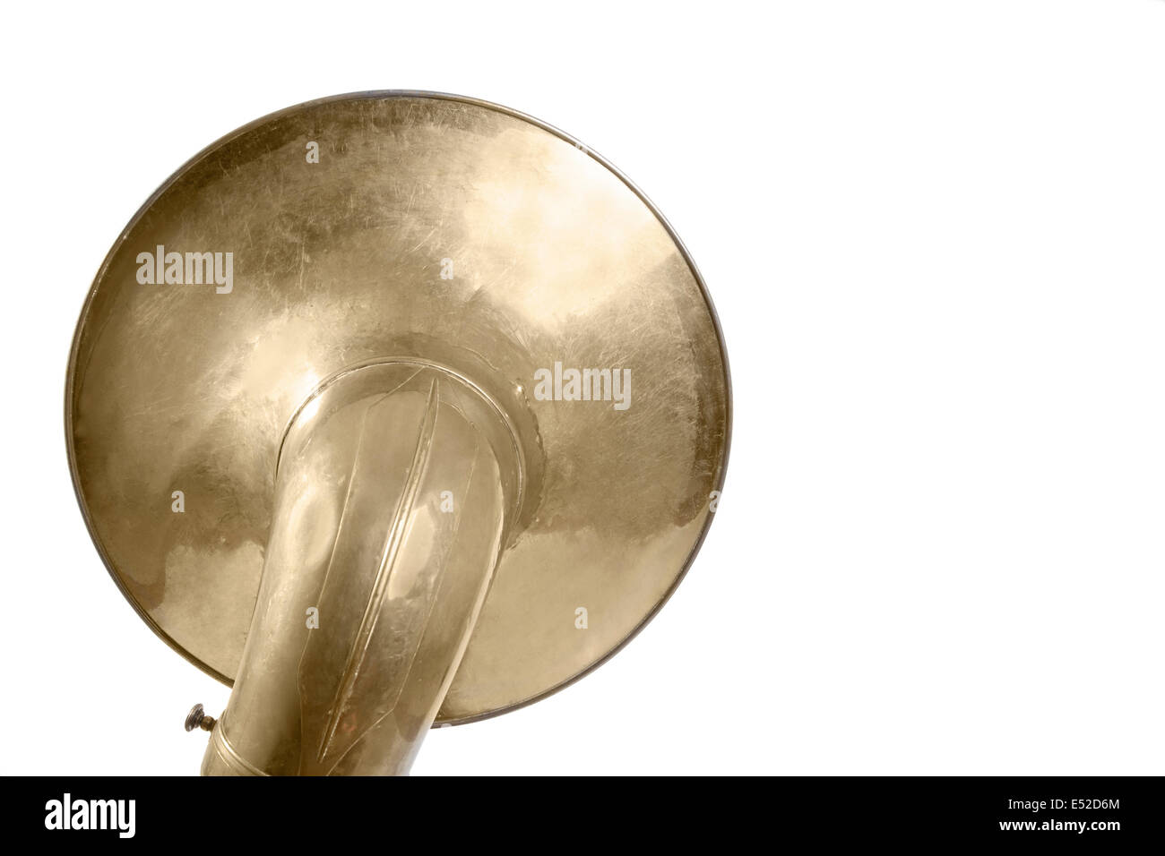 Back view of sousaphone Stock Photo