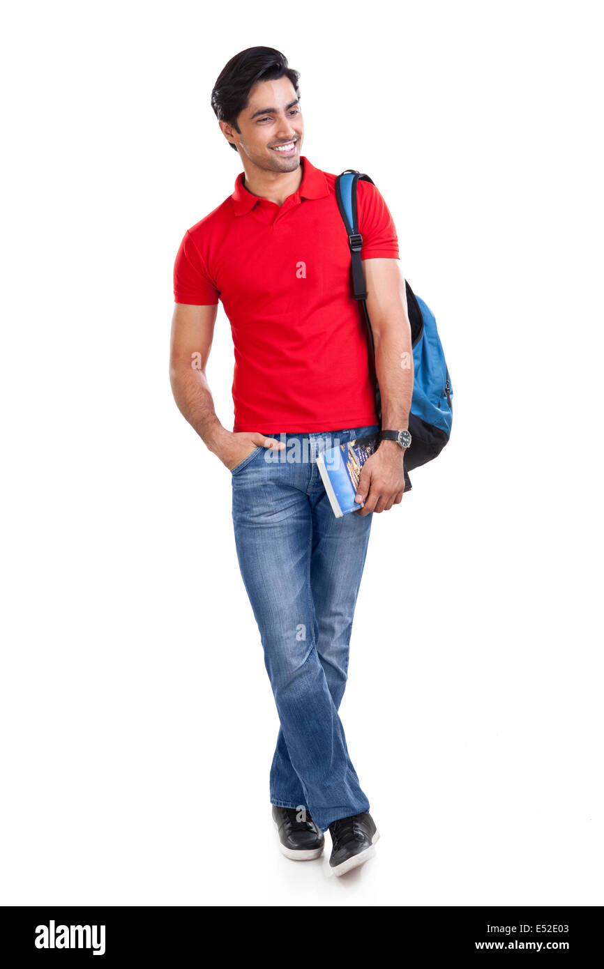 College student smiling Stock Photo - Alamy