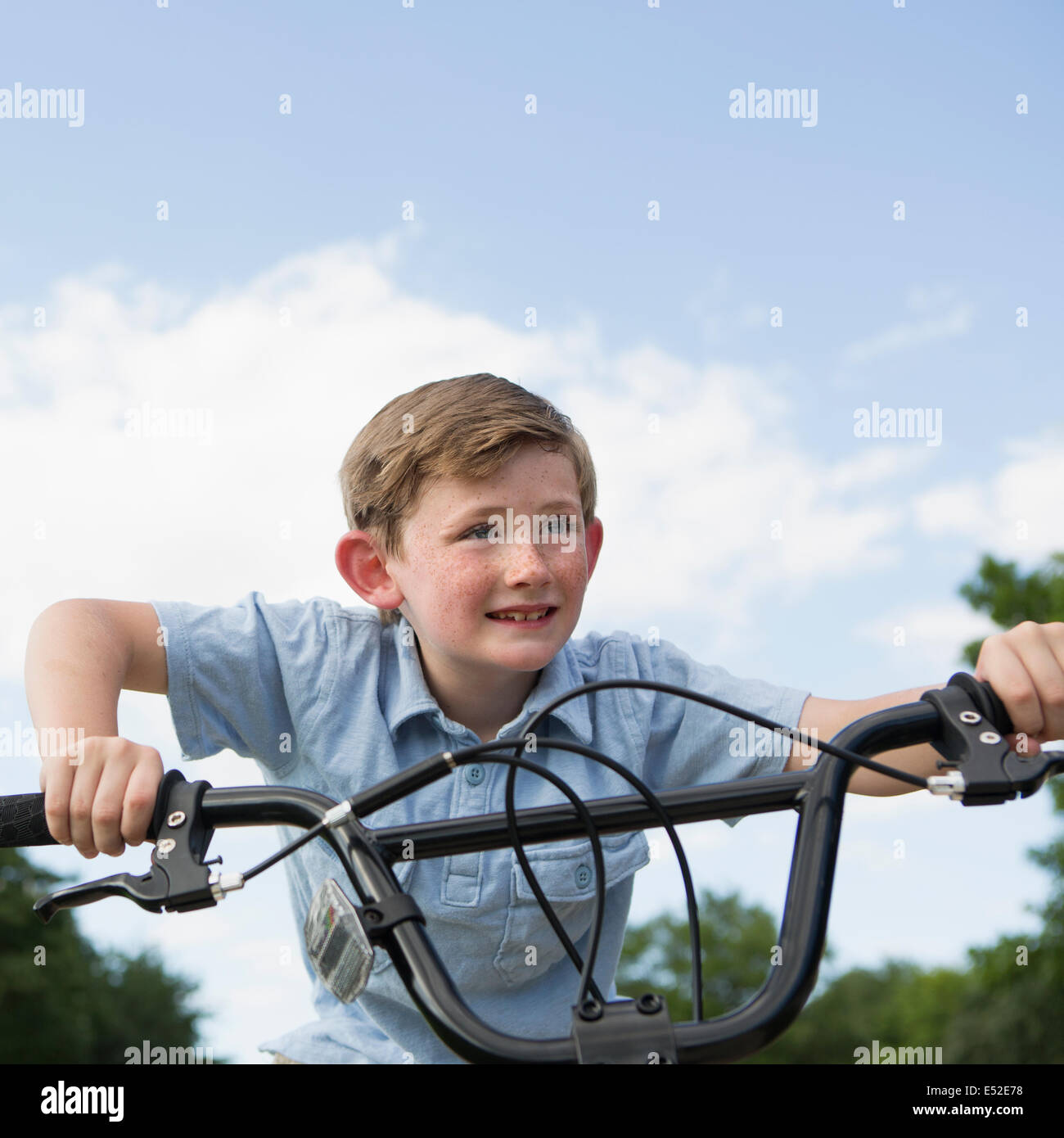 over the handlebars