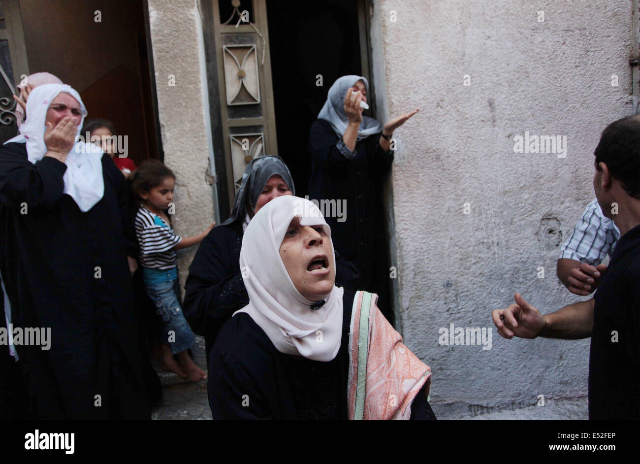 Gaza City, Gaza Strip, Palestinian Territory. 18th July, 2014 ...