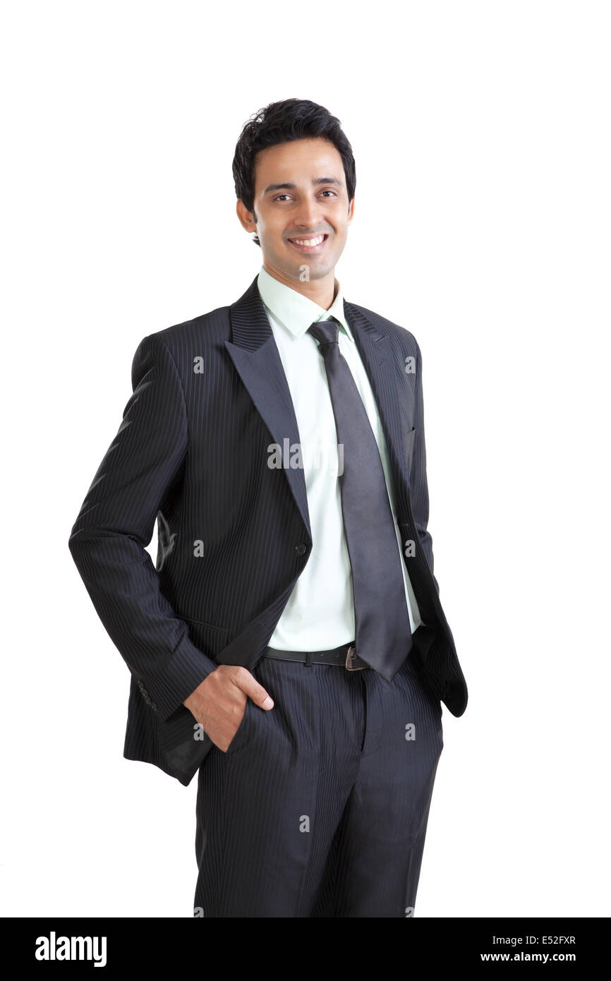 Portrait of business executive smiling Stock Photo - Alamy