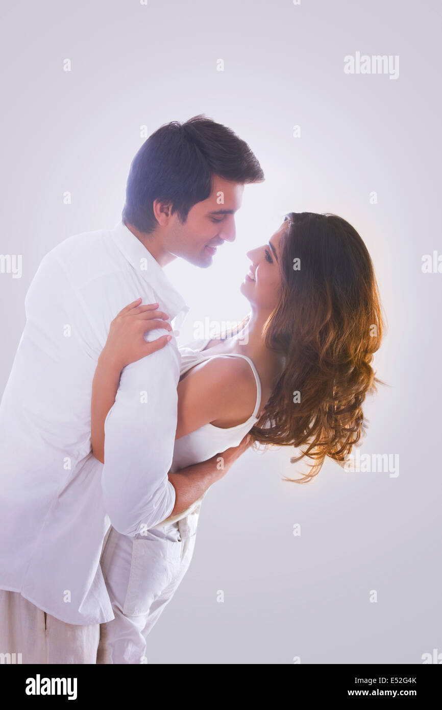 Beautiful young woman dancing over hi-res stock photography and images ...