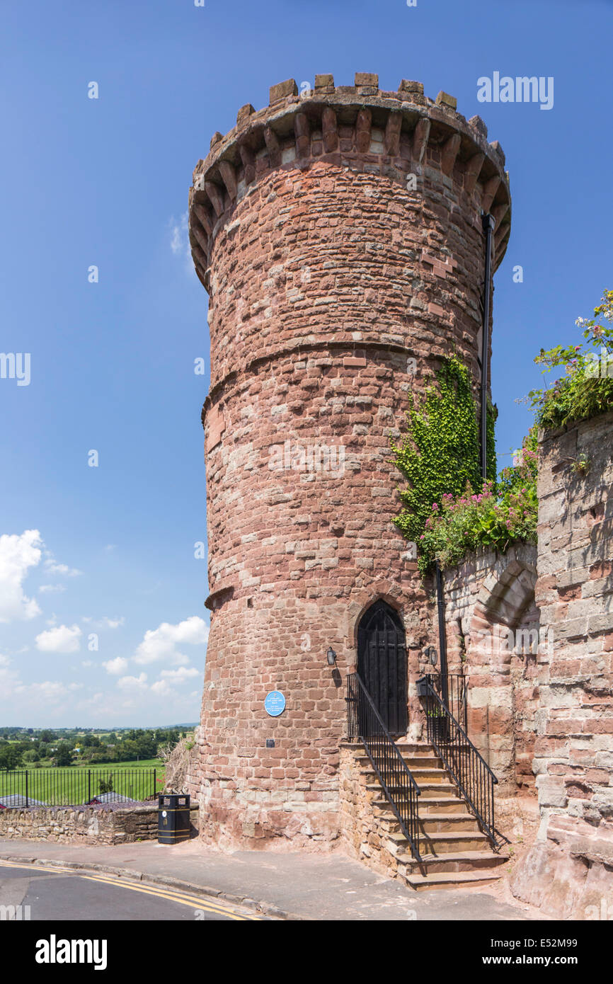 The Gazebo Tower folly, Ross on Wye, Herefordshire, England, UK Stock Photo