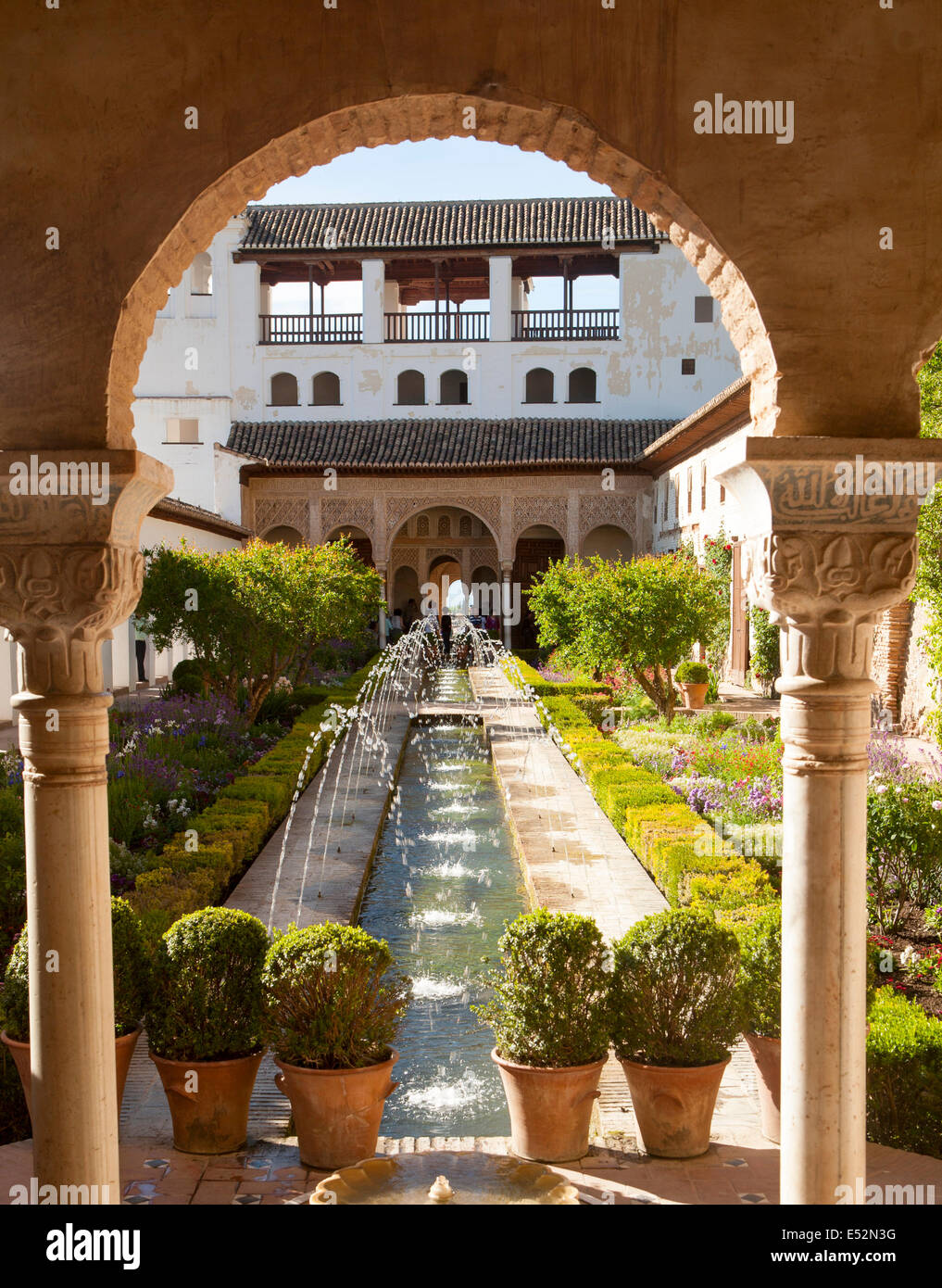 Patio de la Acequia, Court of the water Channel, Generalife palace