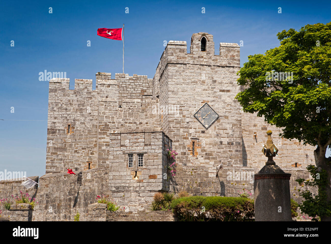 Isle of Man, Castletown, Castle Rushen Stock Photo