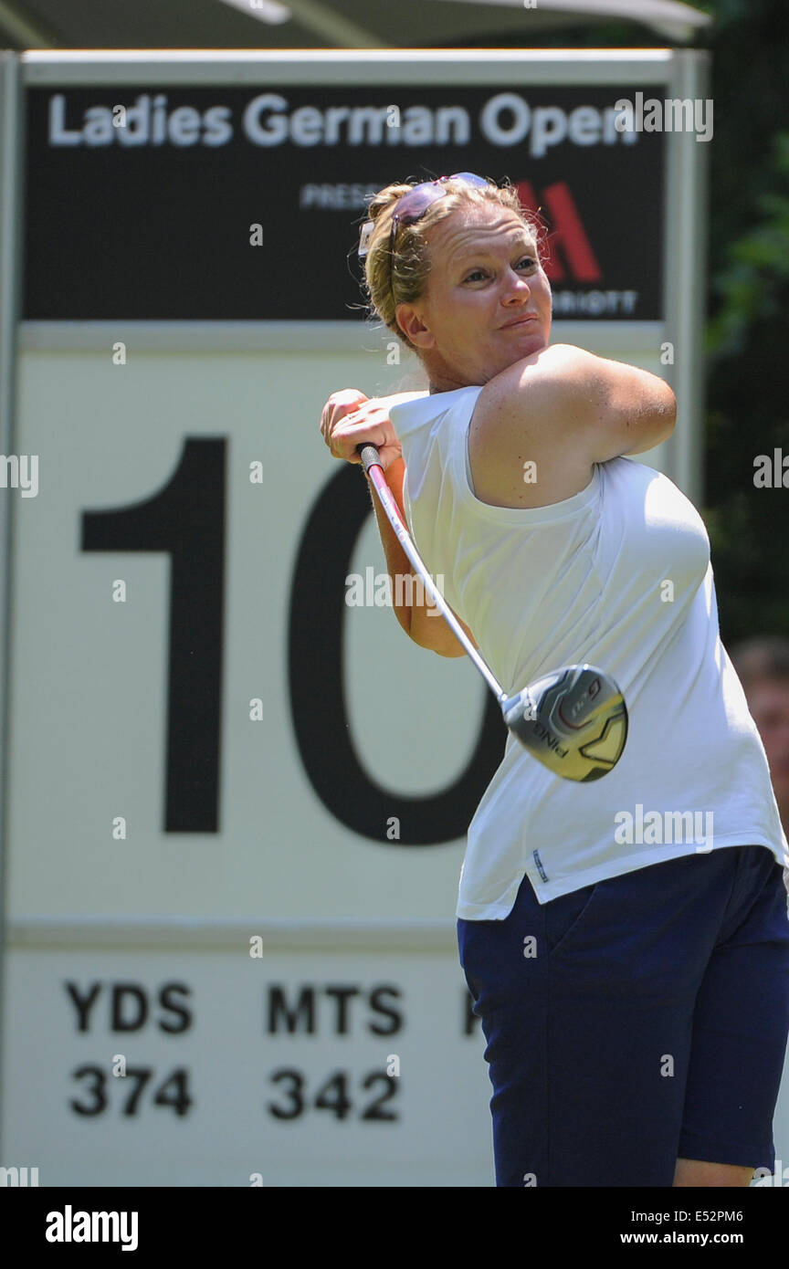 Woerthsee, Germany. 18.July 2014. Ladies German Open, Women Golf