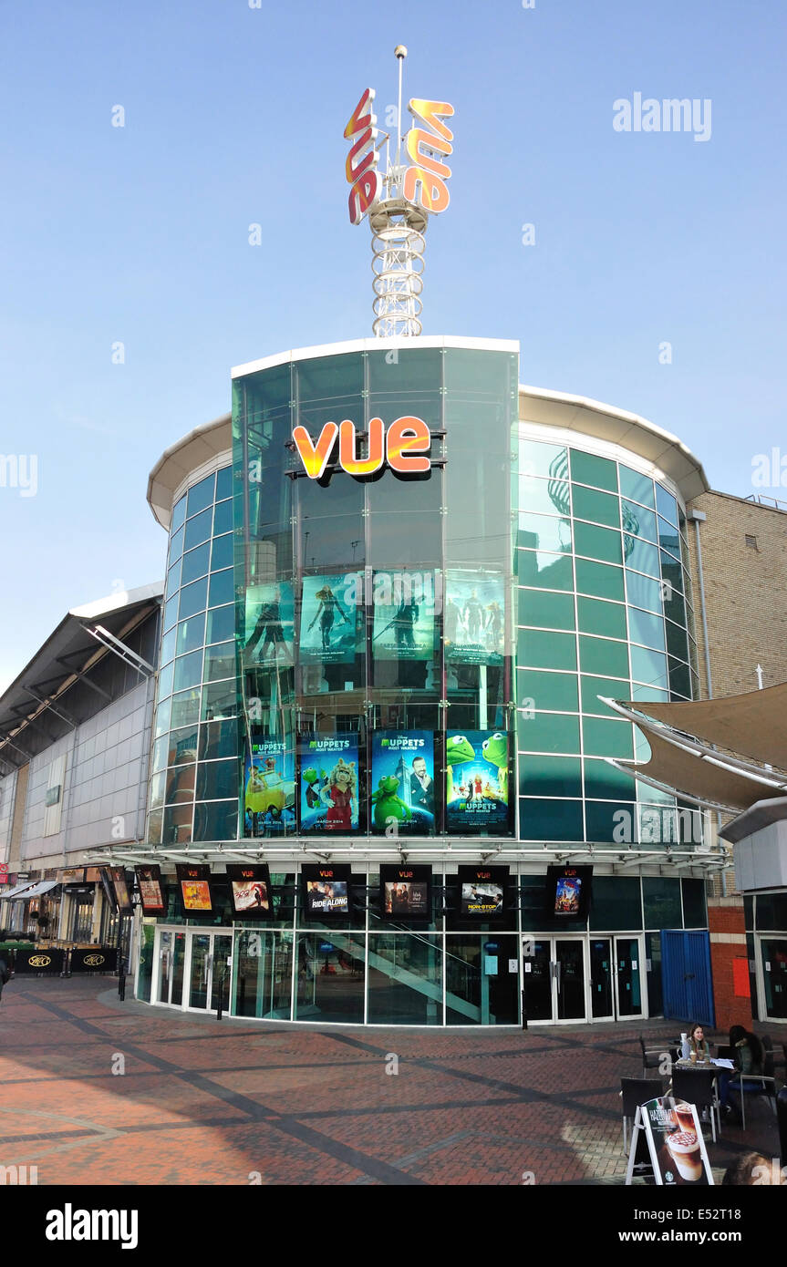 Multi-complex VUE Cinema and Entertainment Centre, The Oracle, Reading, Berkshire, England, United Kingdom Stock Photo