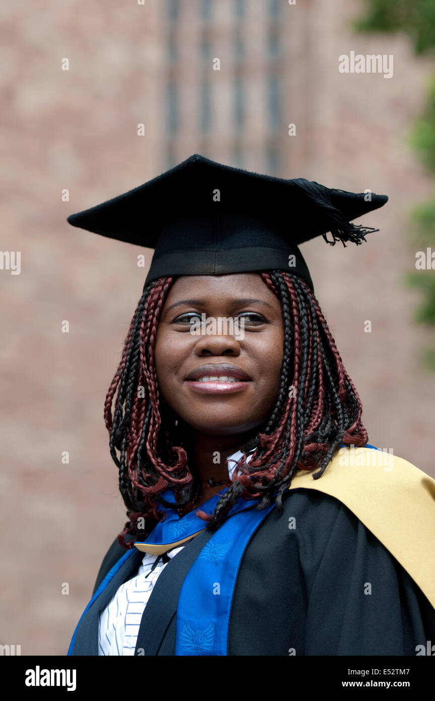 Coventry University graduation day, Coventry, UK Stock Photo