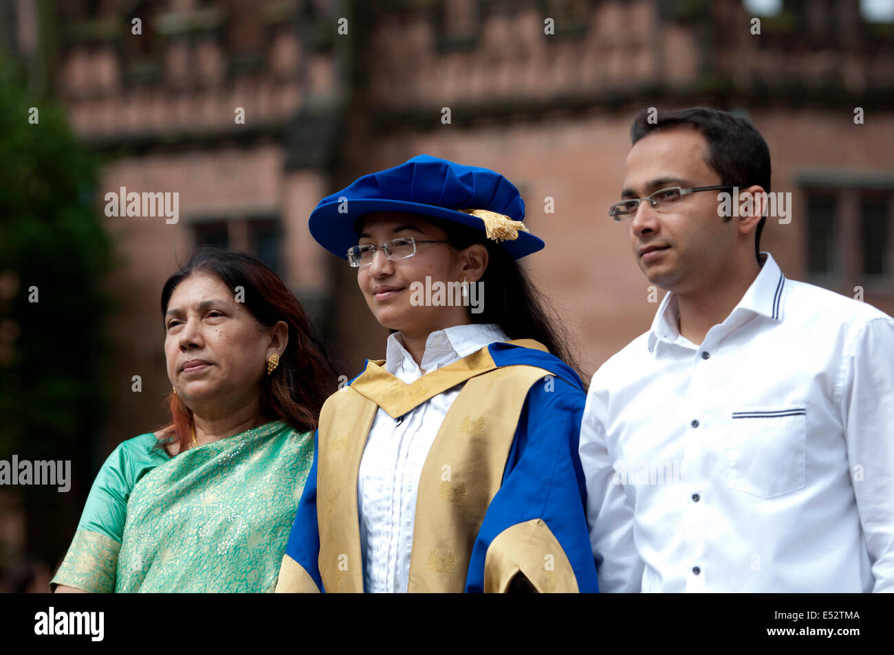 Coventry University graduation day, Coventry, UK Stock Photo