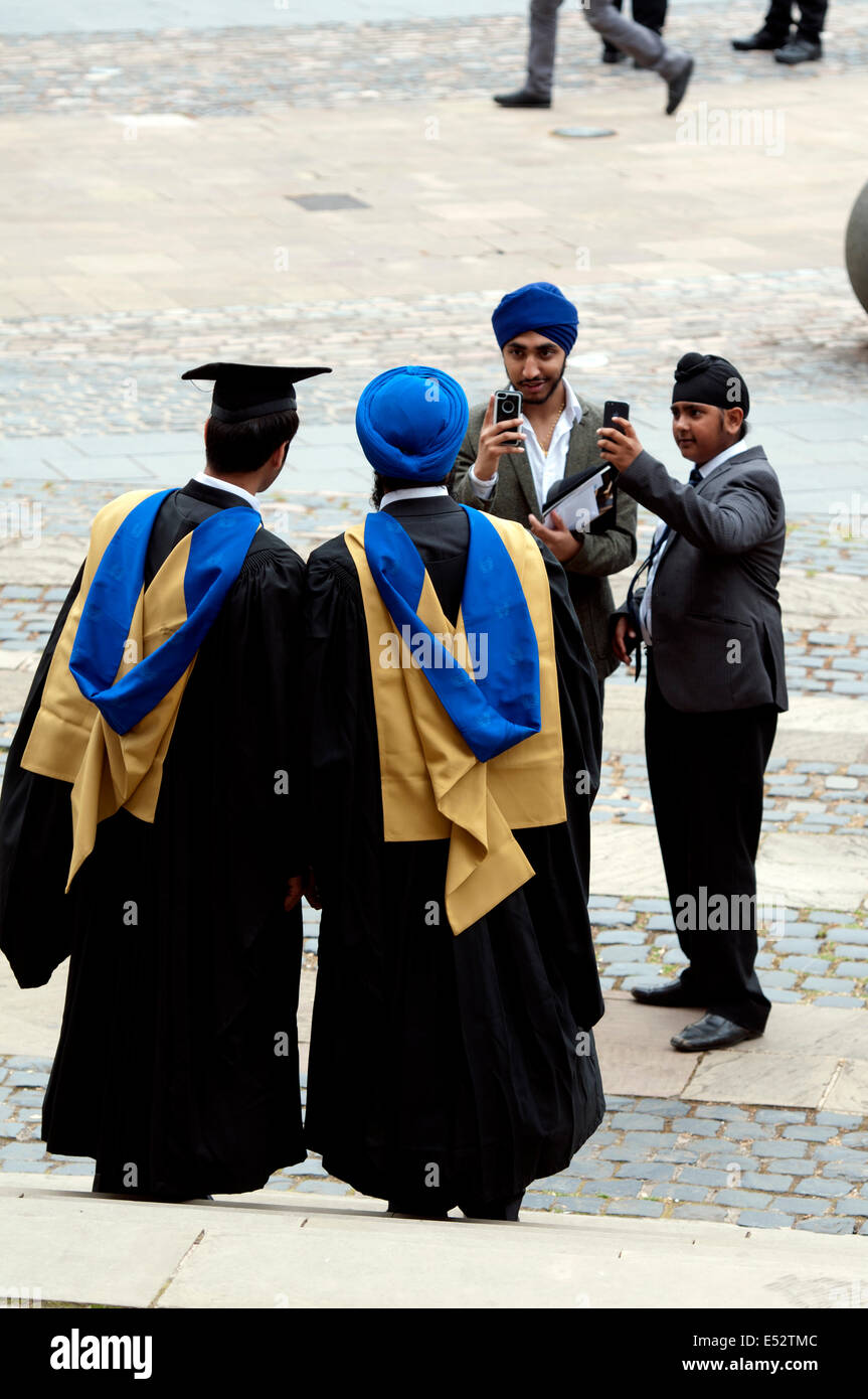 Coventry University graduation day, Coventry, UK Stock Photo Alamy
