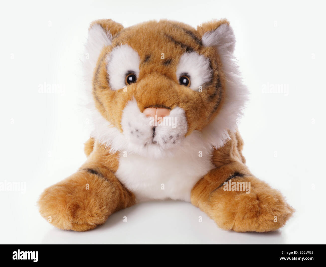 plush toy tiger Stock Photo