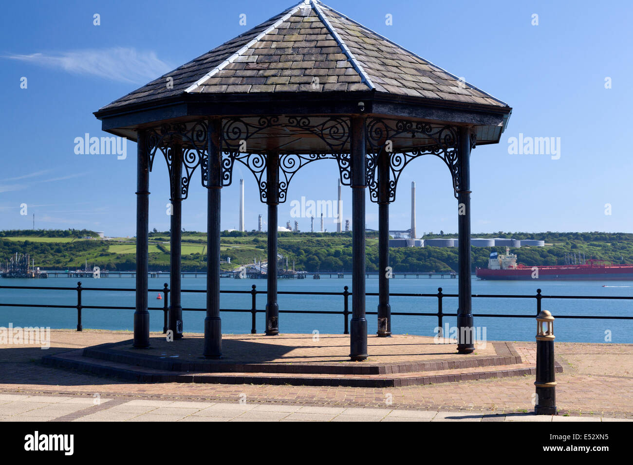 Bandstand on The Rath overlooking the Haven, Milford Haven