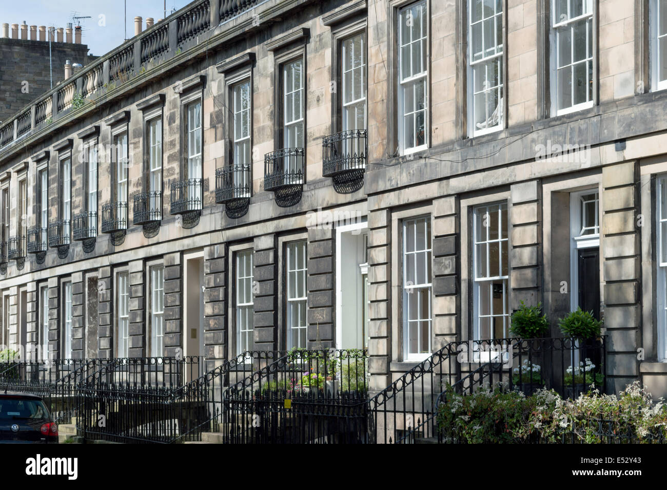 Building exterior in Dean Terrace Edinburgh New Town Stock Photo Alamy