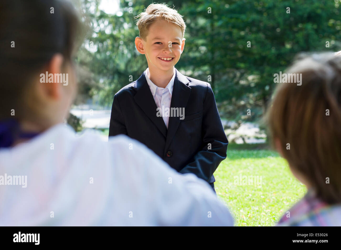 School blazer hi-res stock photography and images - Alamy